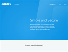 Tablet Screenshot of kaspay.com